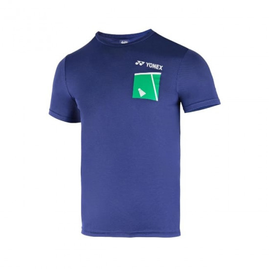 Yonex Tru-Breeze Men's Round Neck T-shirt (Navy-White)