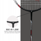 Yonex Nanoflare Speed 7 Badminton Racquet | Yonex Mavis 350 Shuttle Cock | Yonex BG65 Titanium Stringing