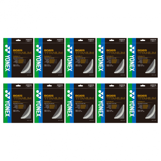 Yonex BG 65 Titanium Badminton String [10pc's]