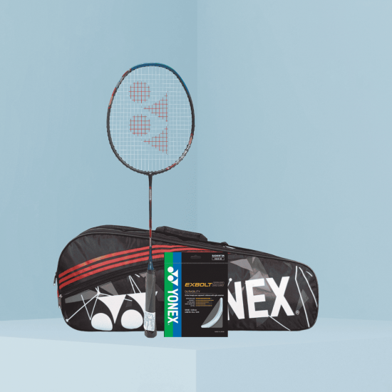 Yonex Astrox Attack 9 Badminton Racquet| Yonex Exbolt 68 Stringing | Yonex Kit Bag